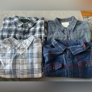 Lot of Mens Flannels (4)